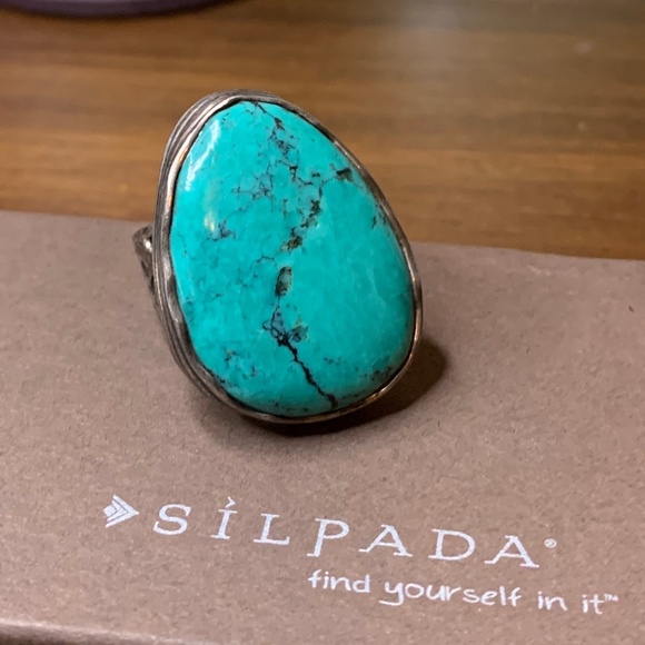 SILPADA Turquoise Statement Ring - Picture 4 of 4
